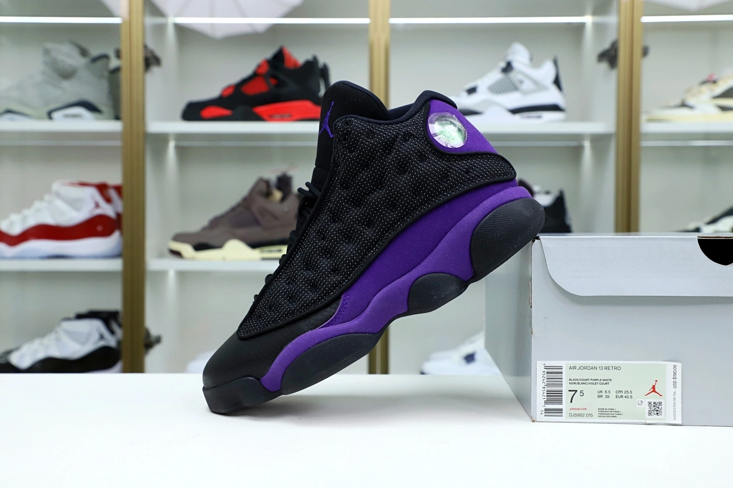 PURPLE' RETRO AIR 'COURT JORDAN AIR 13 JORDAN 0108